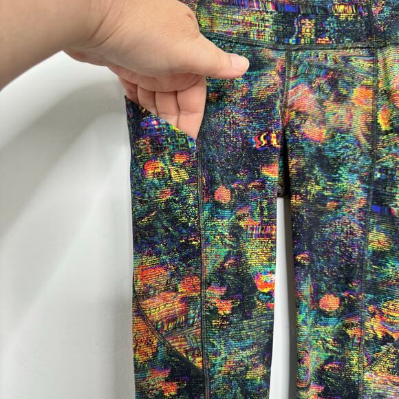 Lululemon Athletica Fast And Free Tight Tapestry Glitch Activewear Gym Size 2 - Picture 5 of 12